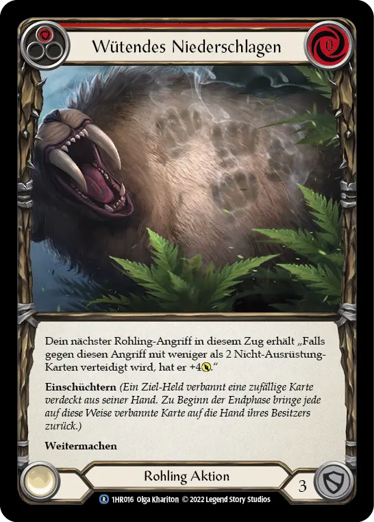 Card: Barraging Beatdown (red)