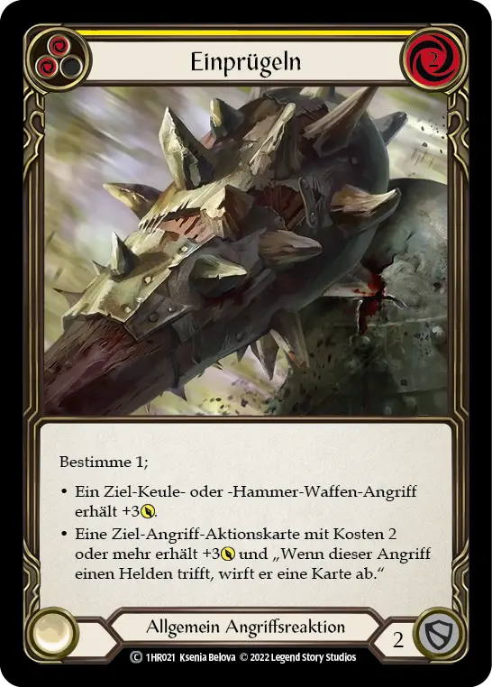 Card: Pummel (yel)