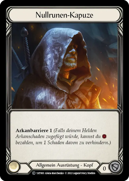 Card: Nullrune Hood