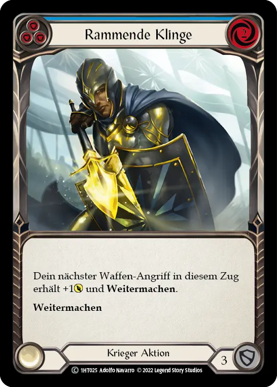 Card: Driving Blade (blu)