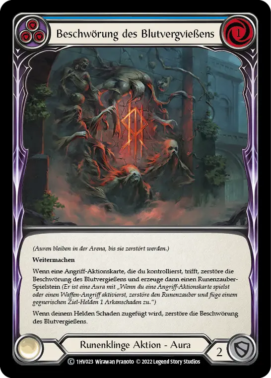 Card: Bloodspill Invocation (blu)