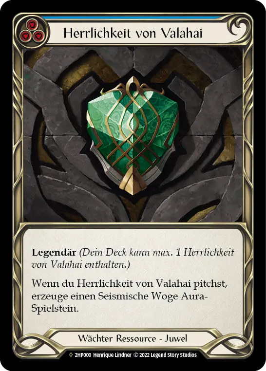 Card: Grandeur of Valahai (blu)