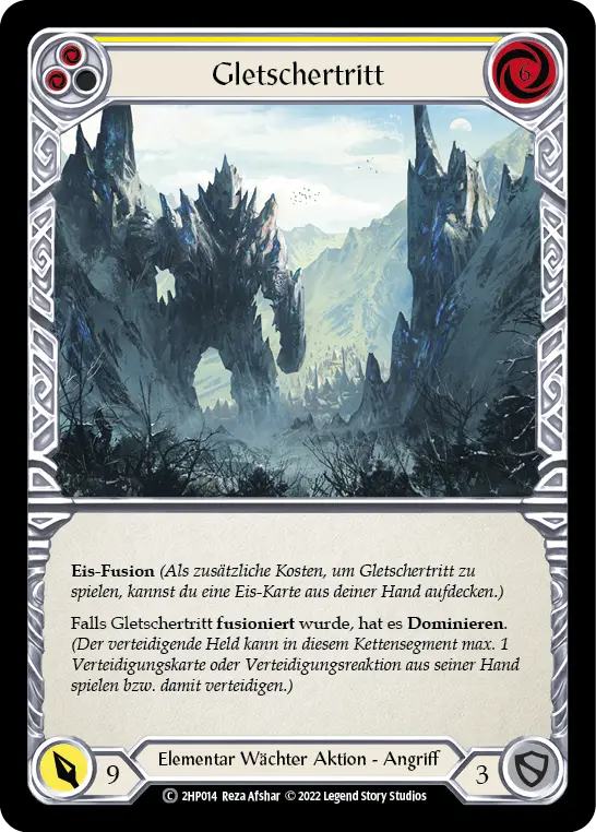 Card: Glacial Footsteps (yel)