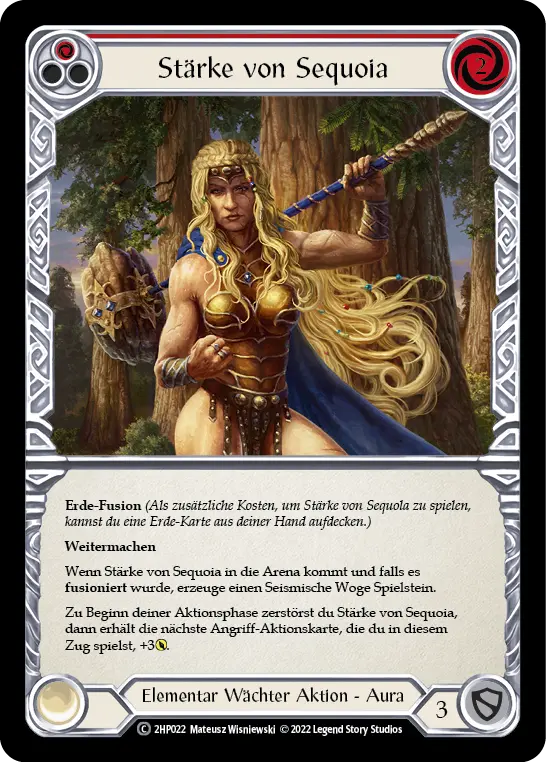 Card: Strength of Sequoia (red)