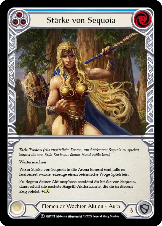 Card: Strength of Sequoia (blu)