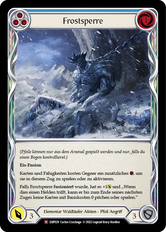 Card: Frost Lock (blu)