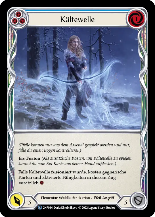 Card: Cold Wave (blu)