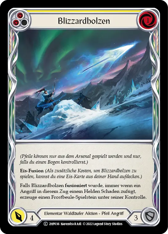 Card: Blizzard Bolt (yel)