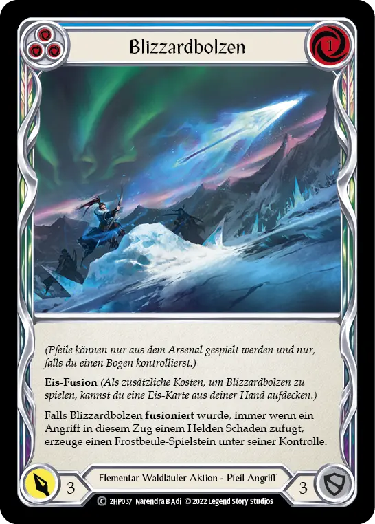 Card: Blizzard Bolt (blu)