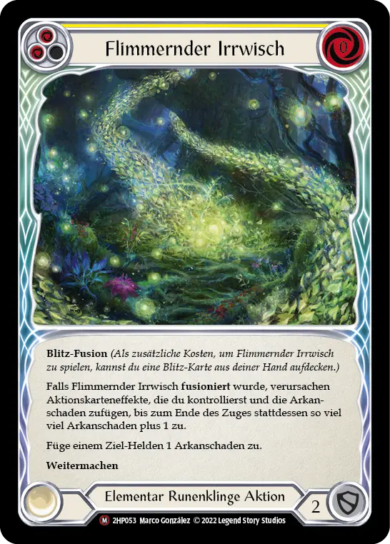 Card: Flicker Wisp (yel)