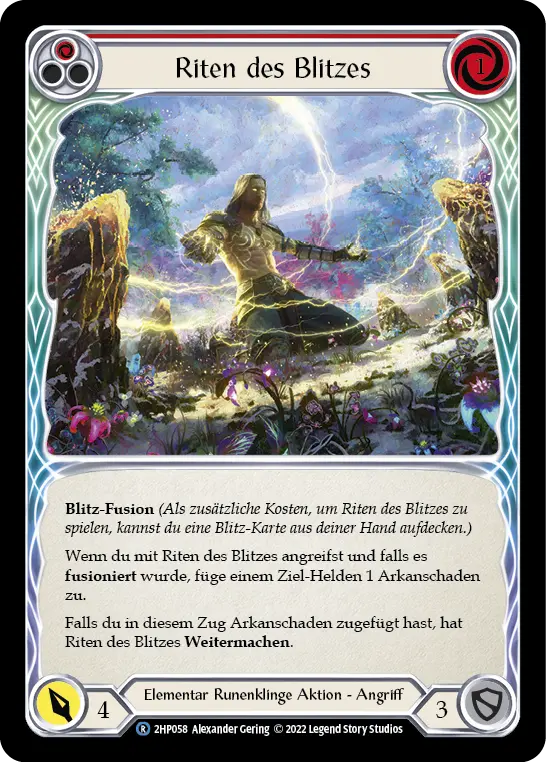 Card: Rites of Lightning (red)