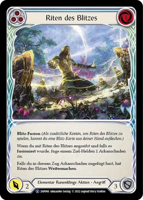 Card: Rites of Lightning (blu)