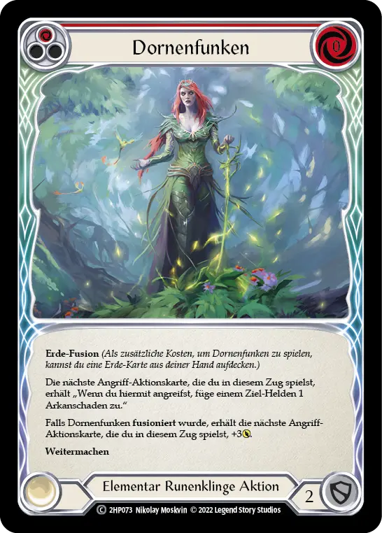 Card: Bramble Spark (red)
