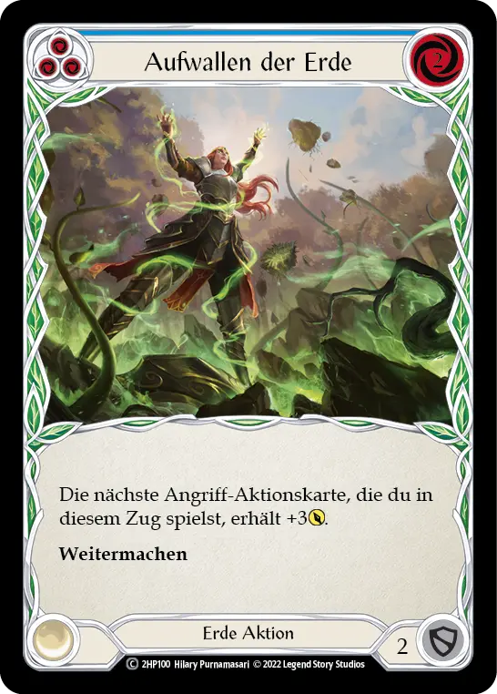 Card: Earthlore Surge (blu)