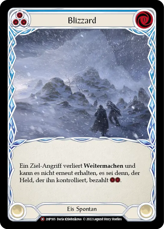 Card: Blizzard (blu)