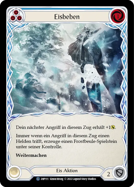 Card: Ice Quake (blu)