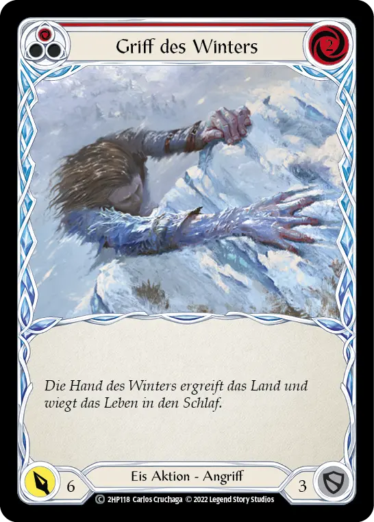 Card: Winter's Grasp (red)