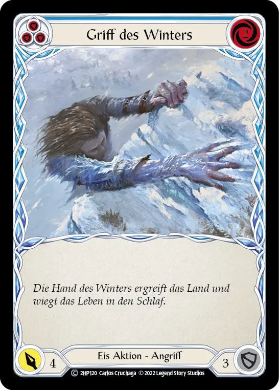 Card: Winter's Grasp (blu)