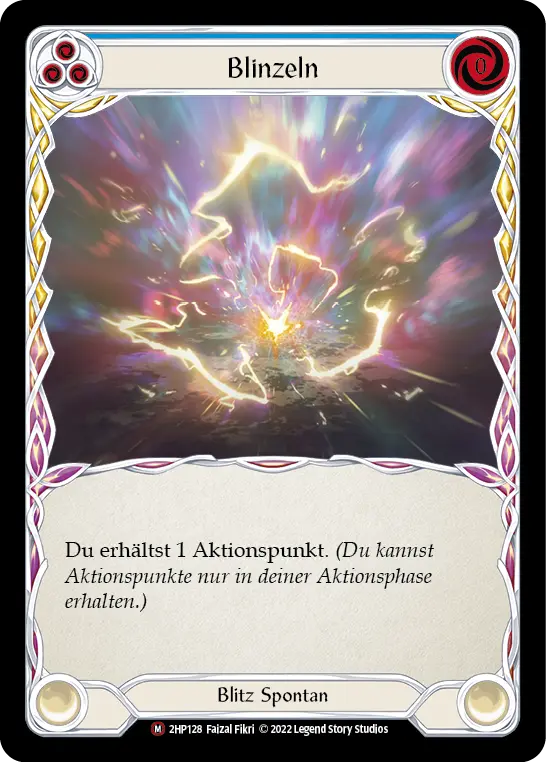 Card: Blink (blu)