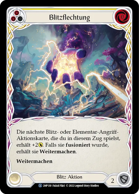 Card: Weave Lightning (yel)