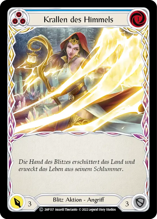 Card: Heaven's Claws (blu)