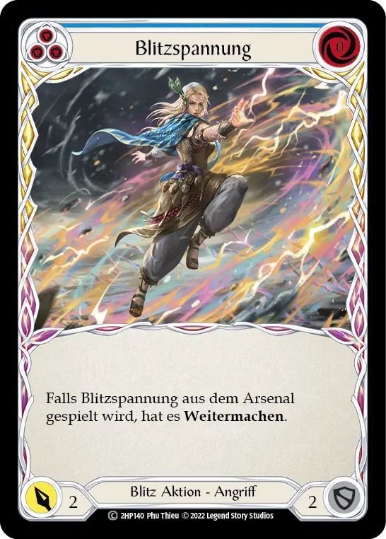 Card: Lightning Surge (blu)