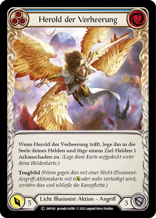 Card: Herald of Ravages (blu)