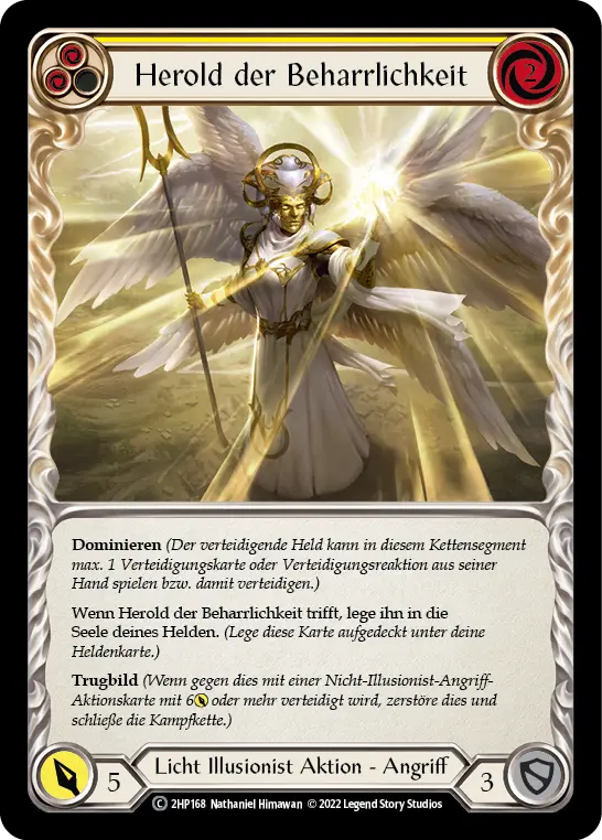 Card: Herald of Tenacity (yel)
