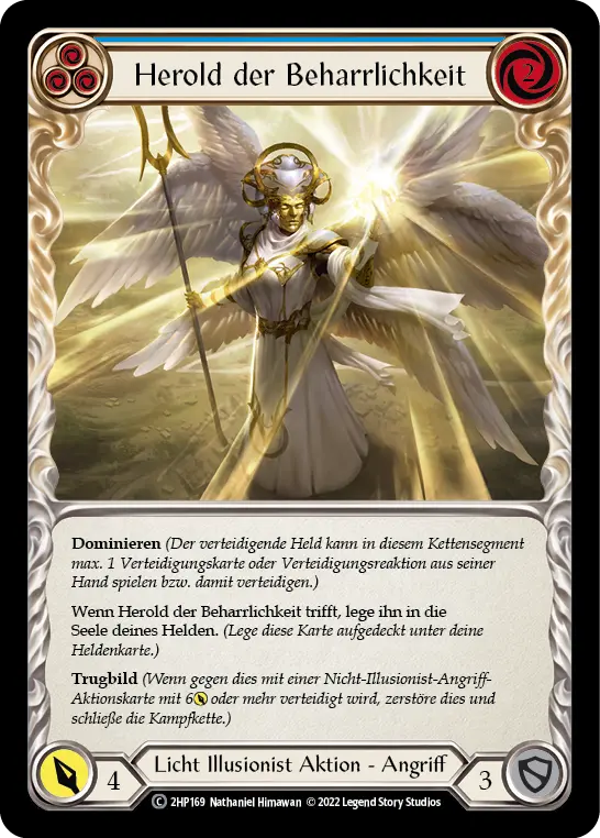 Card: Herald of Tenacity (blu)