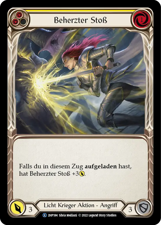 Card: Valiant Thrust (yel)