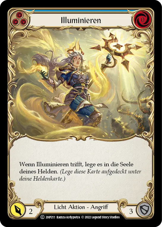 Card: Illuminate (blu)