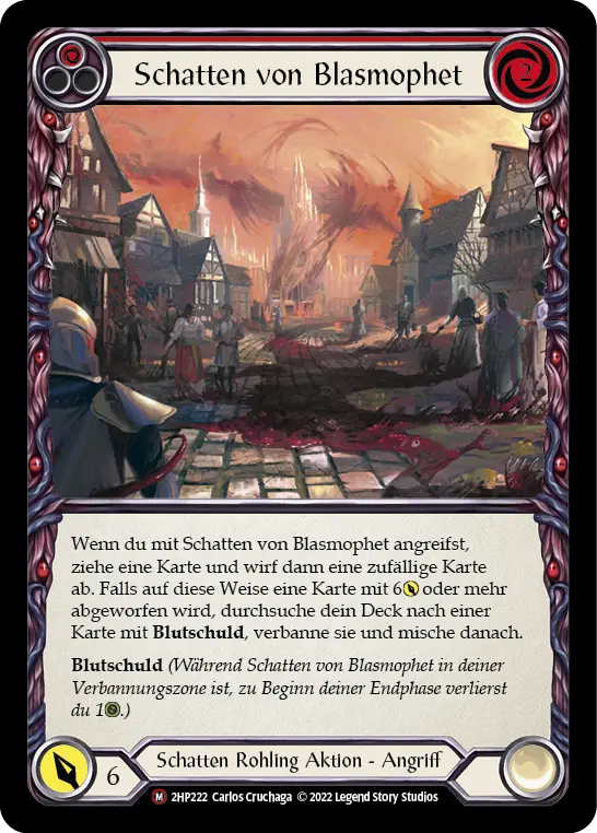 Card: Shadow of Blasmophet (red)
