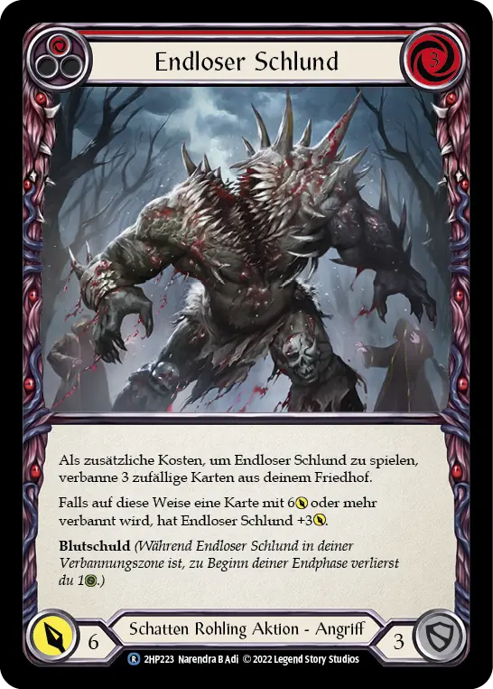 Card: Endless Maw (red)