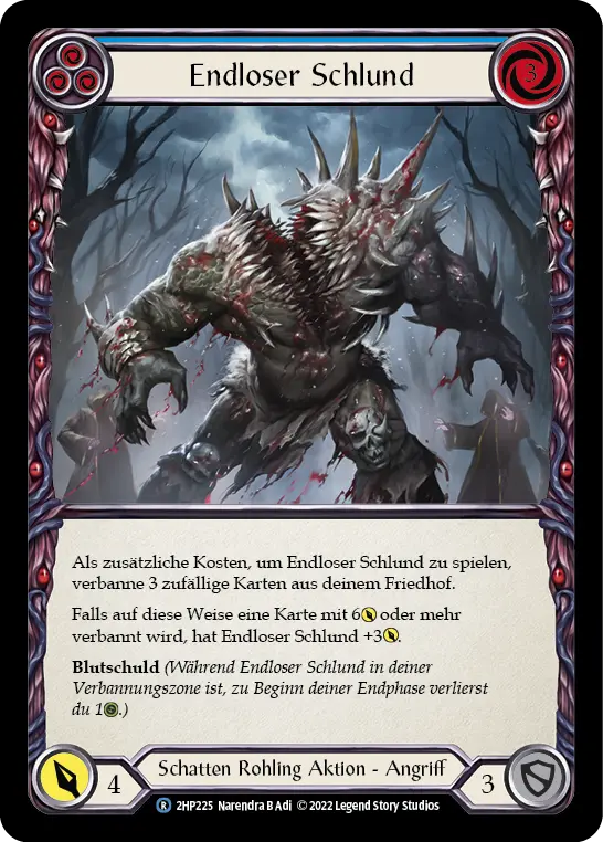 Card: Endless Maw (blu)