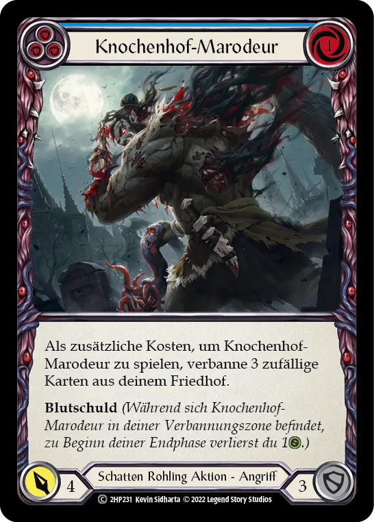 Card: Boneyard Marauder (blu)