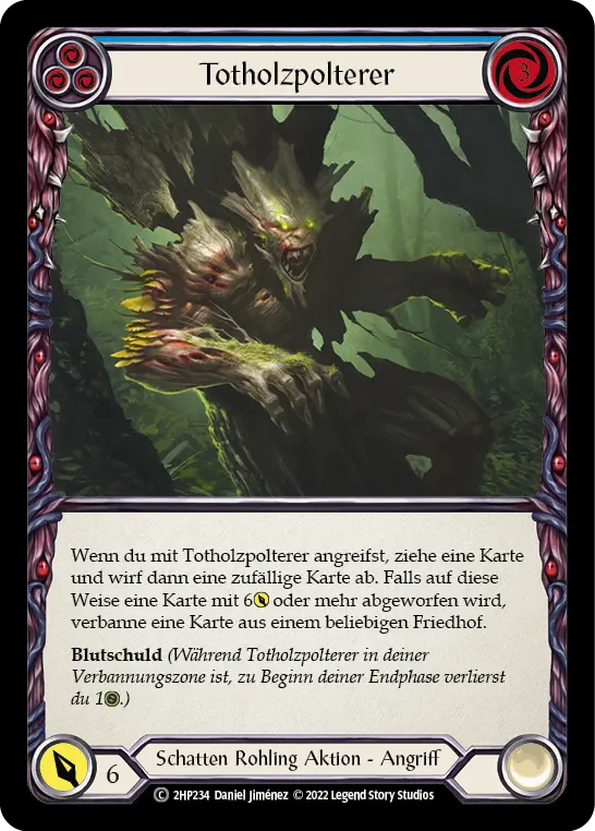 Card: Deadwood Rumbler (blu)