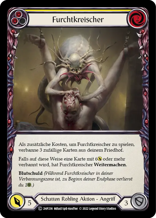 Card: Dread Screamer (yel)