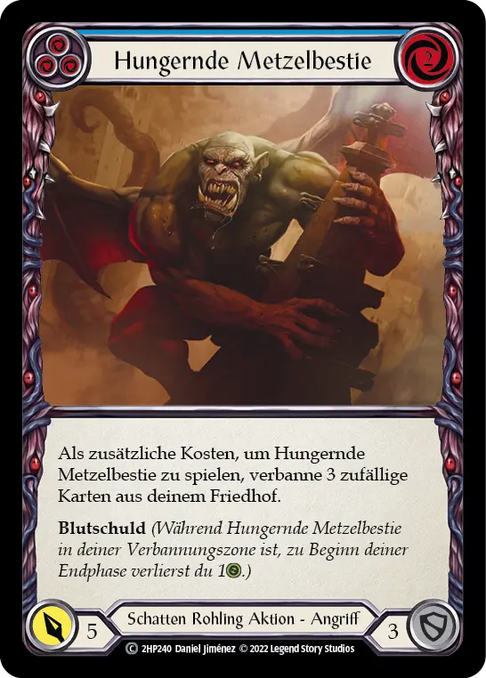 Card: Hungering Slaughterbeast (blu)