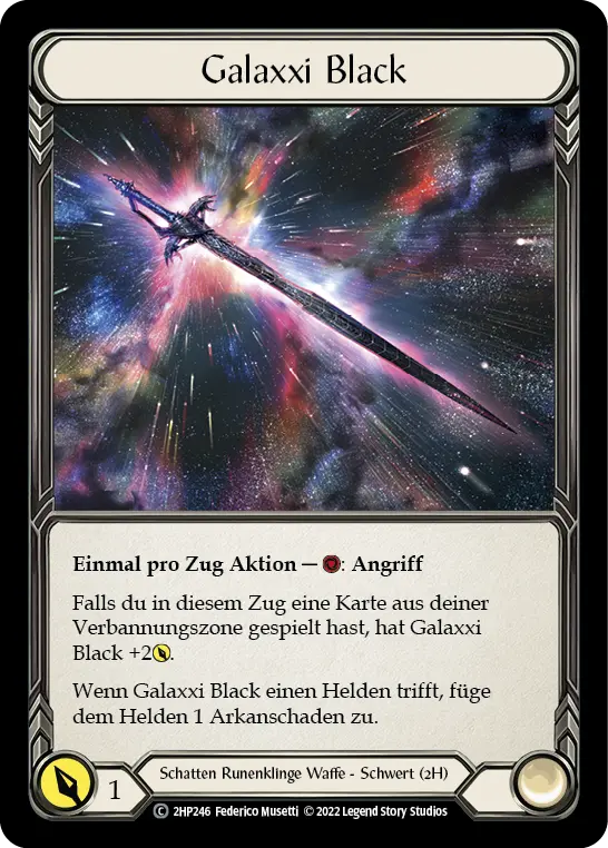 Card: Galaxxi Black