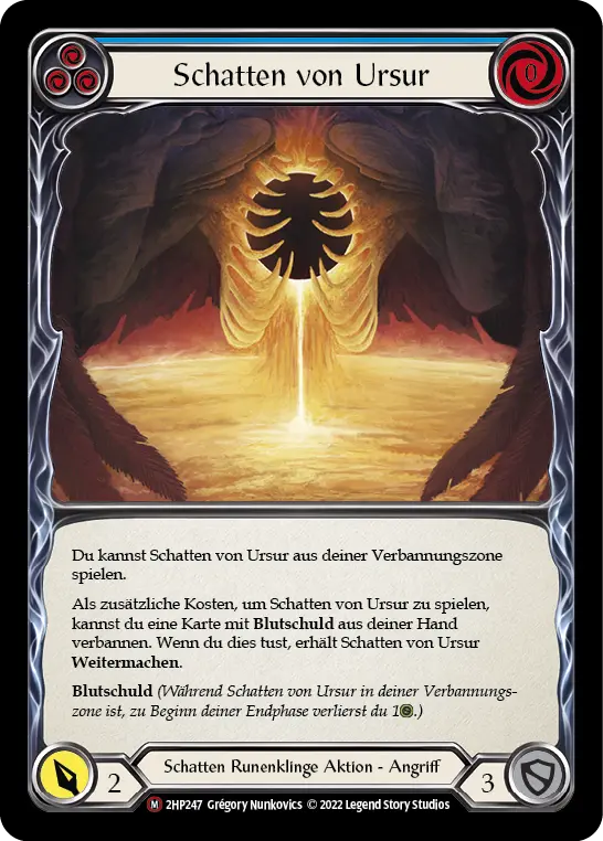 Card: Shadow of Ursur (blu)