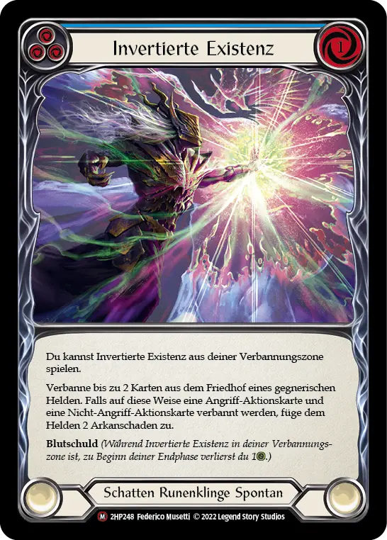 Card: Invert Existence (blu)