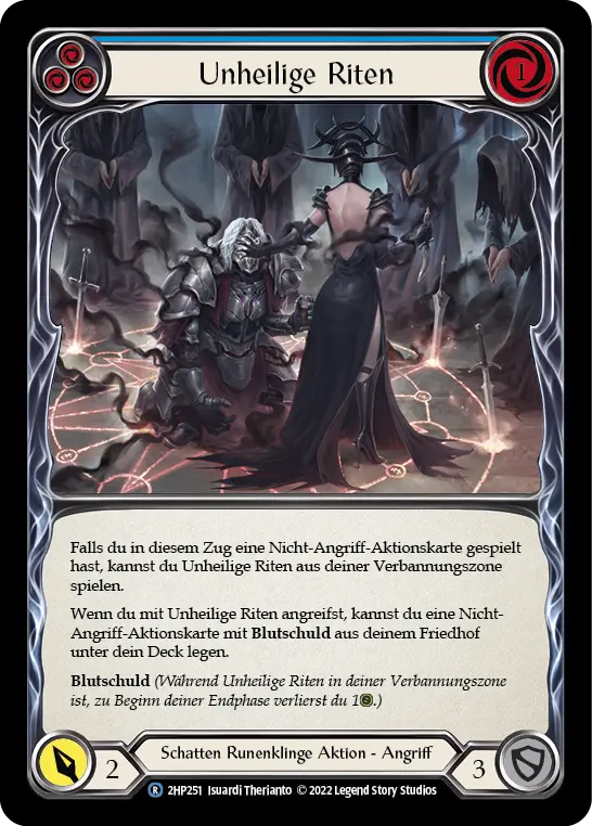 Card: Unhallowed Rites (blu)