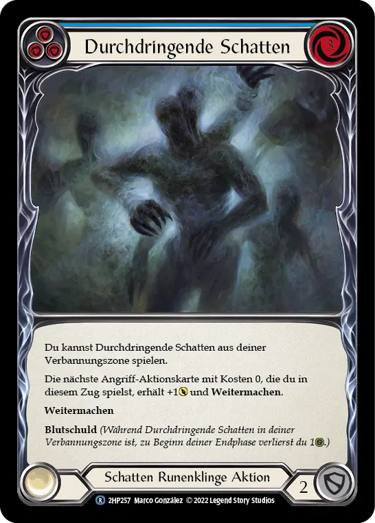 Card: Seeping Shadows (blu)