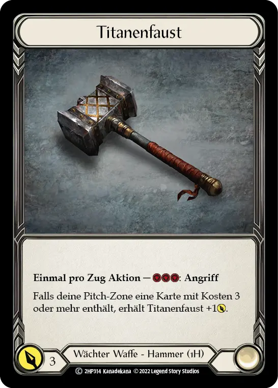 Card: Titan's Fist