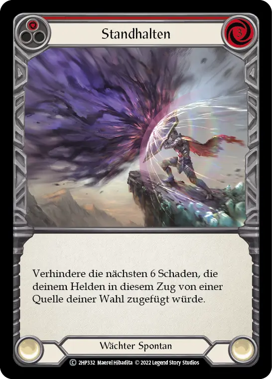 Card: Steadfast (red)