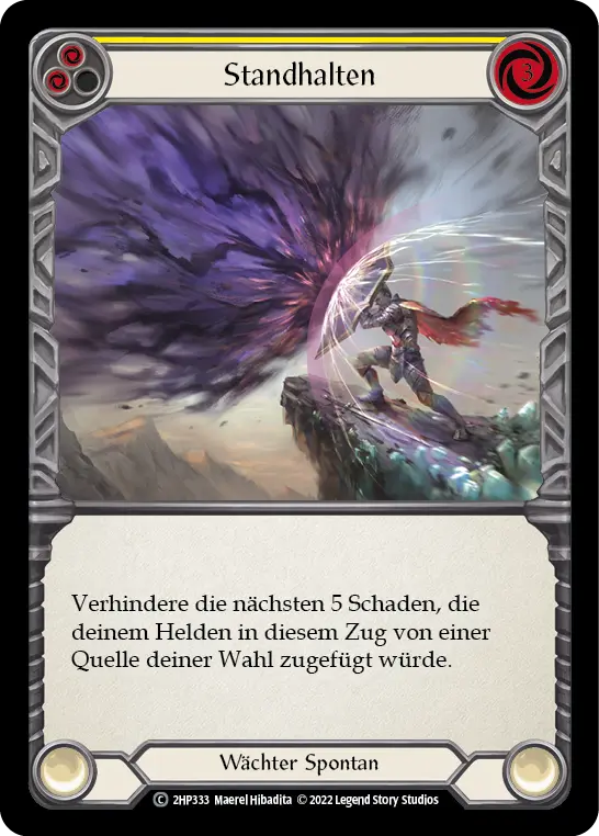 Card: Steadfast (yel)