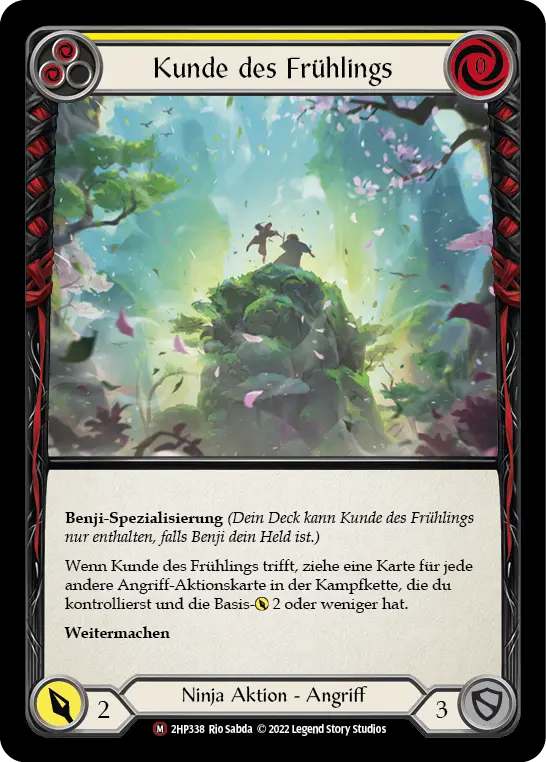 Card: Spring Tidings (yel)
