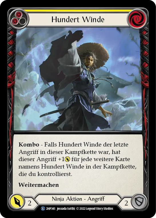 Card: Hundred Winds (yel)