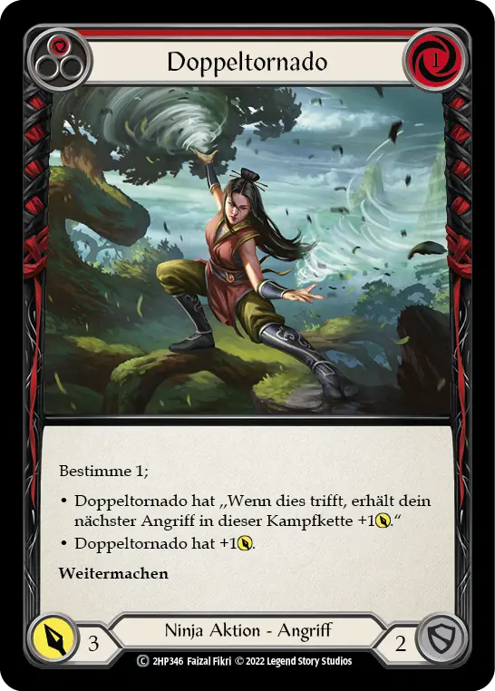 Card: Twin Twisters (red)