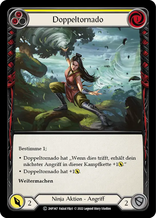 Card: Twin Twisters (yel)